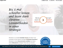 Tablet Screenshot of lernmethoden.com